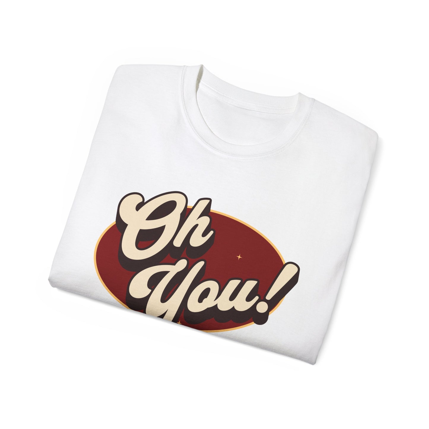 Oh You! Vintage Style Sooner with a kitchy take on Big RED.