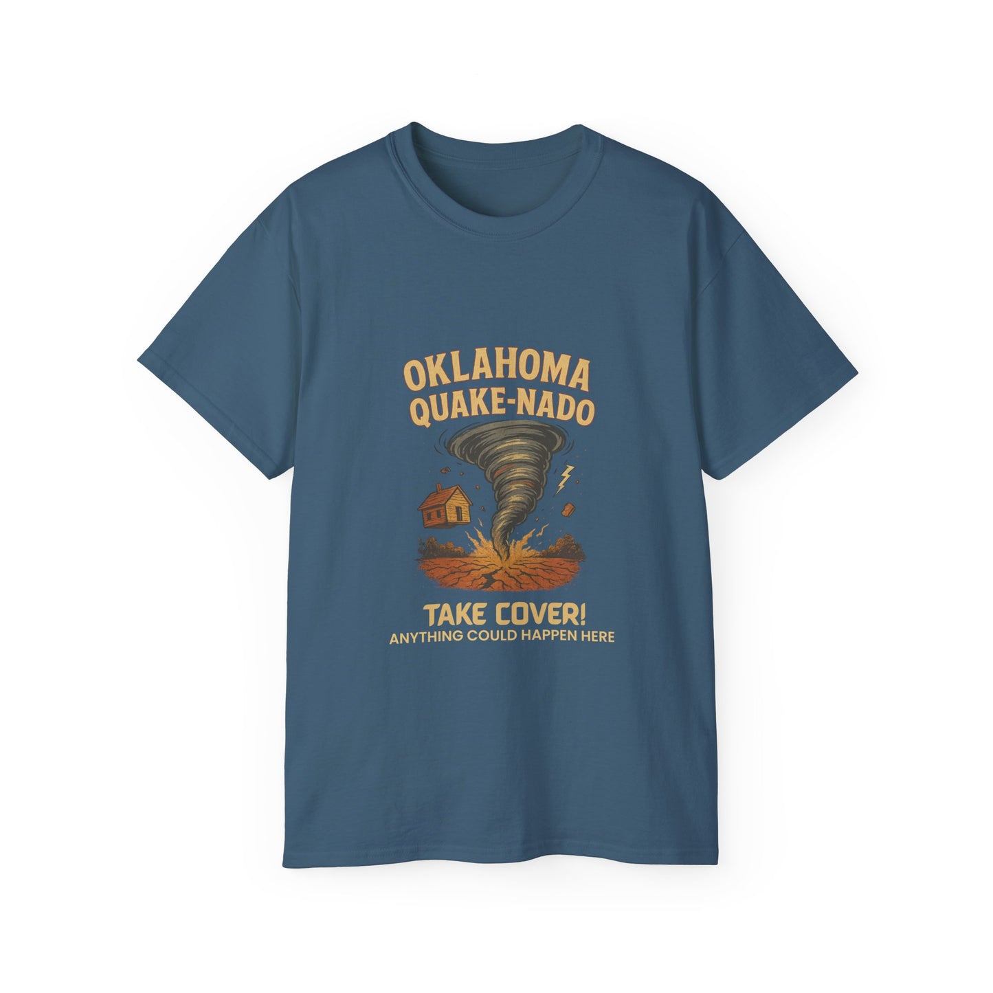 Oklahoma Quake-Nado is here! T-Shirt for the Oklahoma experience
