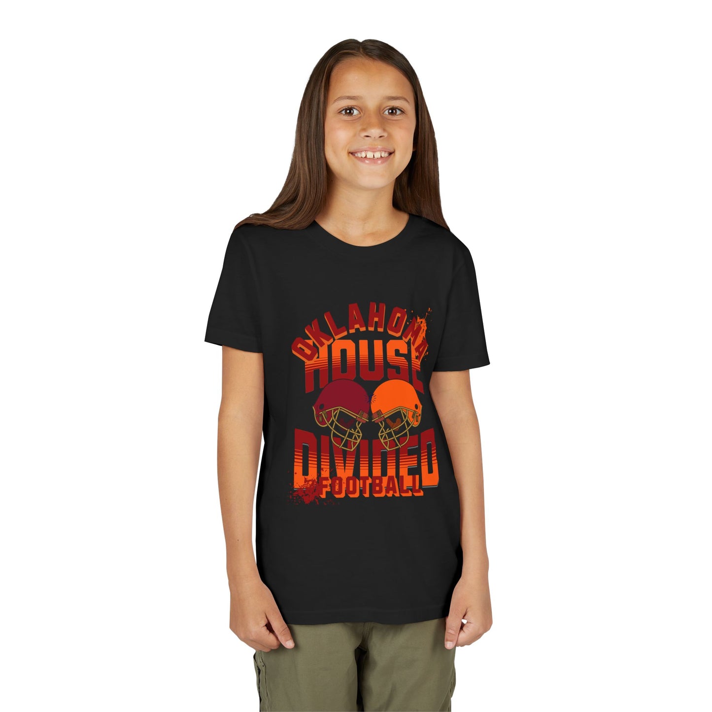 House Divided Youth Tee for the Oklahoma family rivalry!