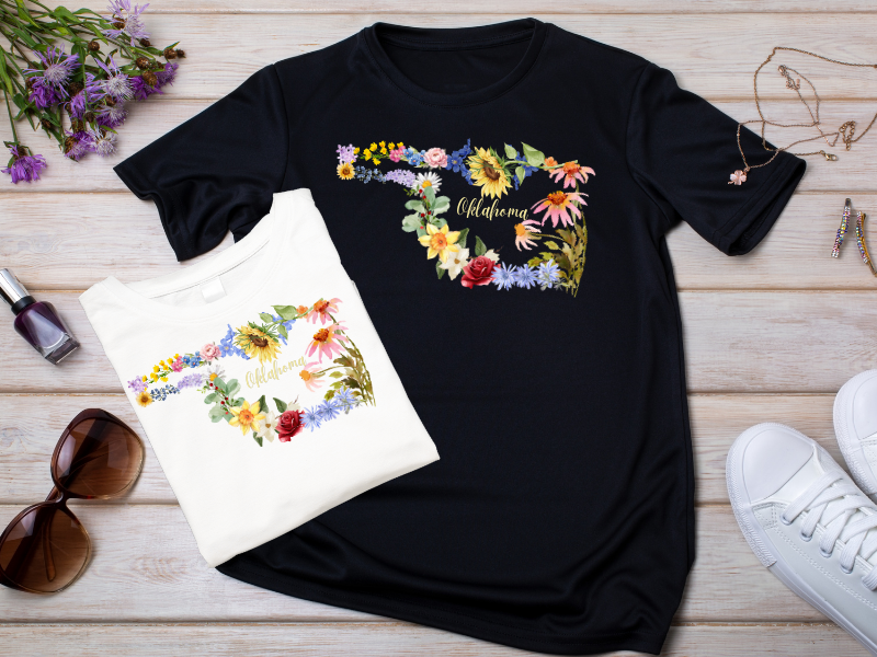 Oklahoma Flowers T-Shirt
