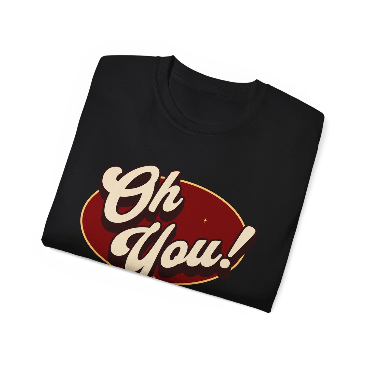Oh You! Vintage Style Sooner with a kitchy take on Big RED.
