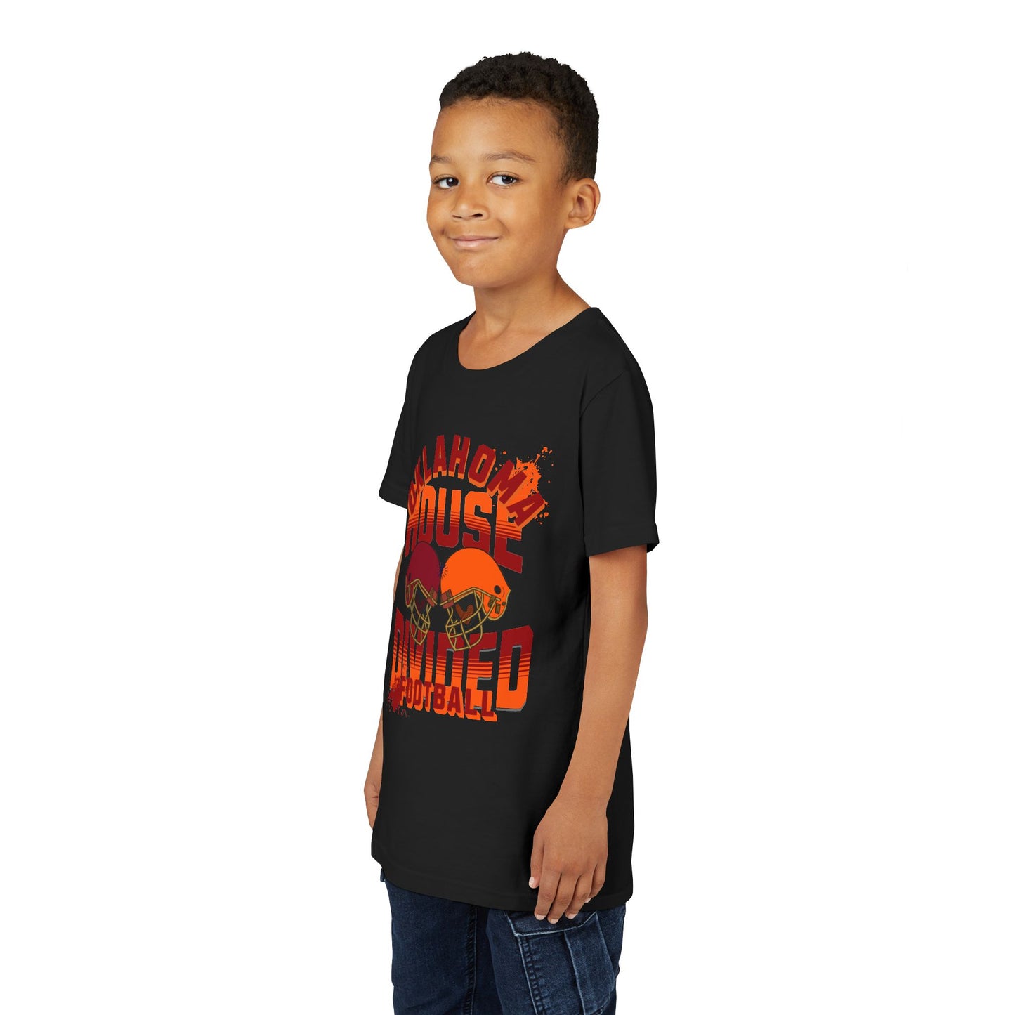 House Divided Youth Tee for the Oklahoma family rivalry!