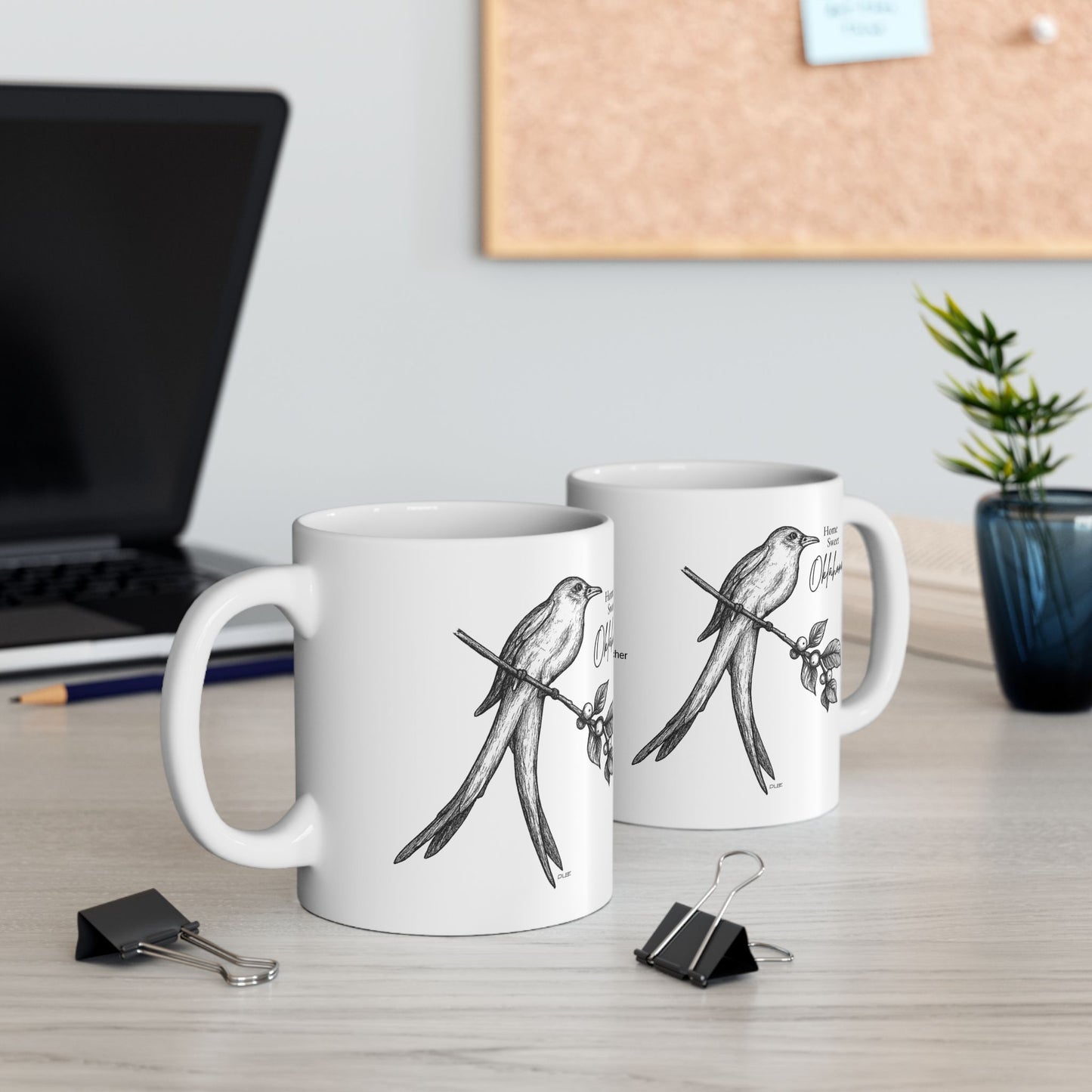 Oklahoma Scissortail Mug – Home Sweet Oklahoma State Bird Coffee Cup