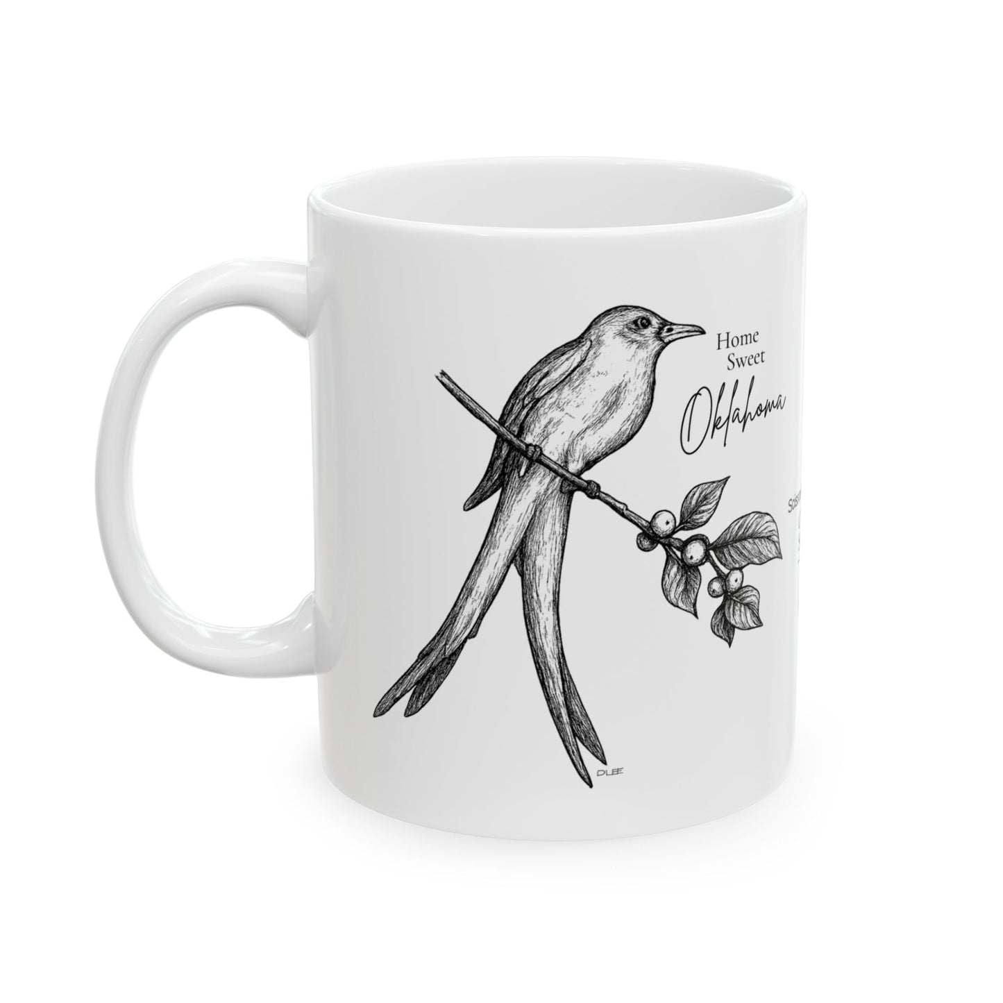 Oklahoma Scissortail Mug – Home Sweet Oklahoma State Bird Coffee Cup