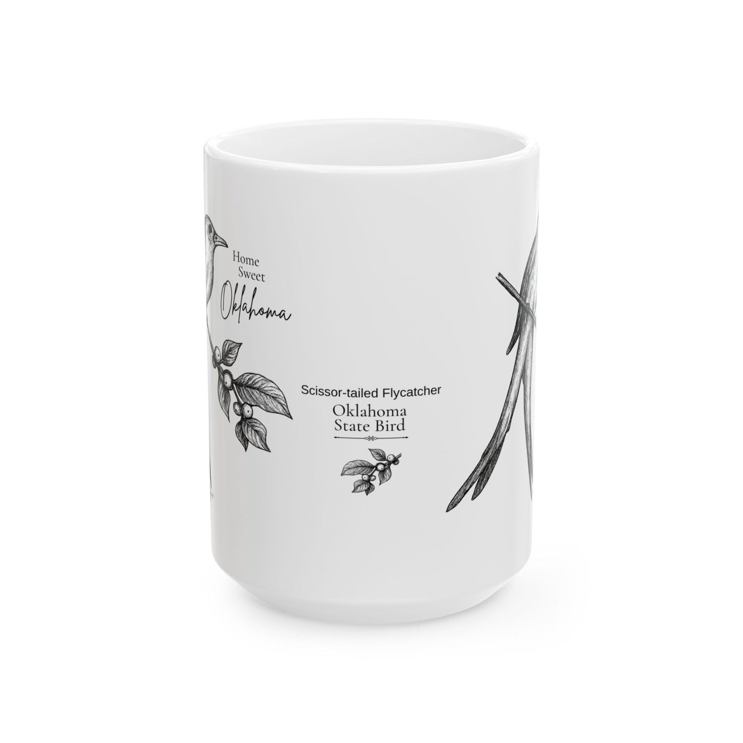 Oklahoma Scissortail Mug – Home Sweet Oklahoma State Bird Coffee Cup