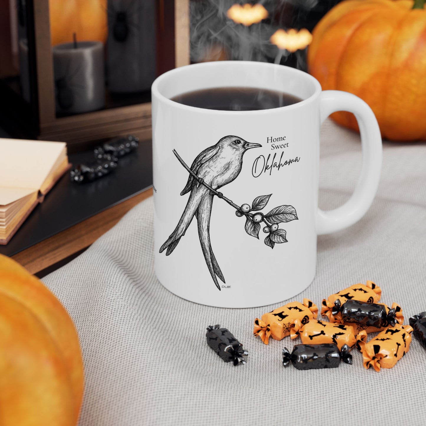 Oklahoma Scissortail Mug – Home Sweet Oklahoma State Bird Coffee Cup