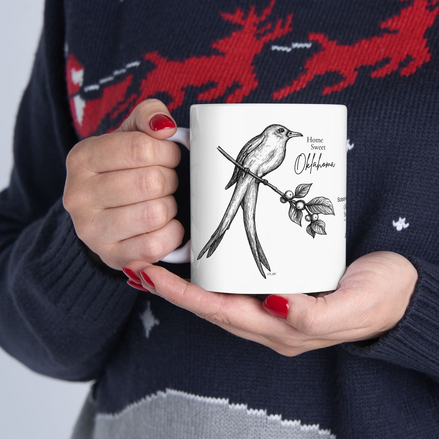 Oklahoma Scissortail Mug – Home Sweet Oklahoma State Bird Coffee Cup