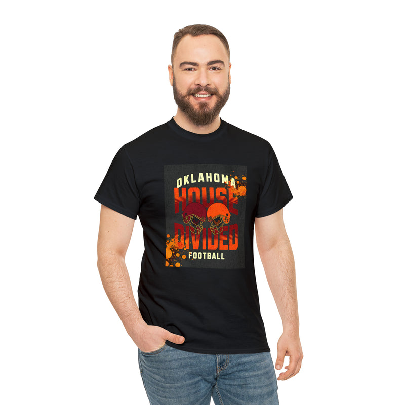 House Divided Men's Tee - For the family that battles Orange or Red!