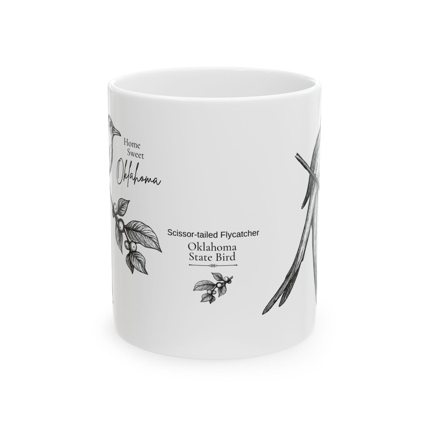 Oklahoma Scissortail Mug – Home Sweet Oklahoma State Bird Coffee Cup