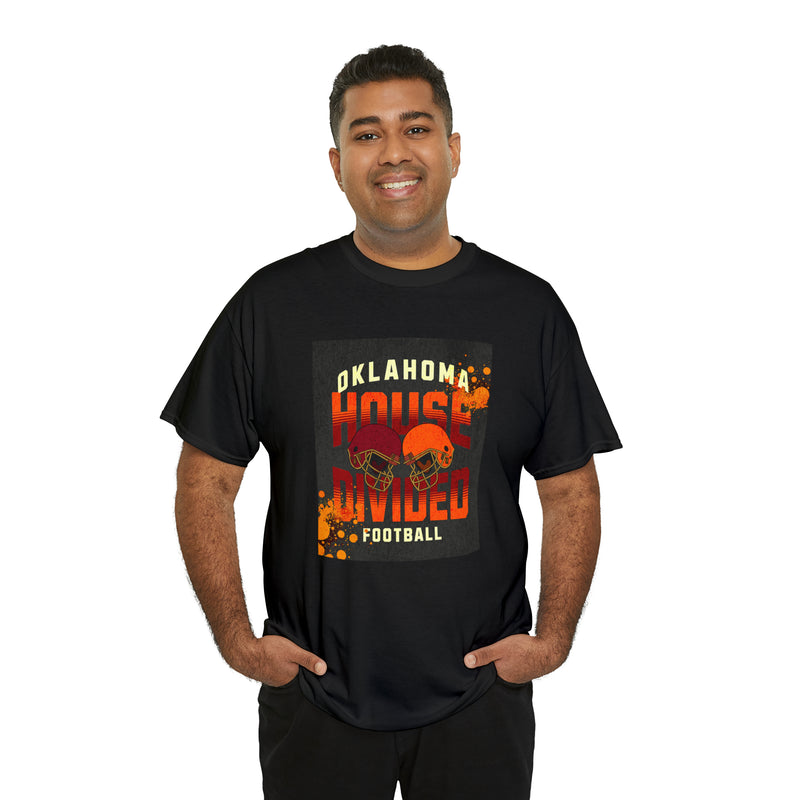 House Divided Men's Tee - For the family that battles Orange or Red!