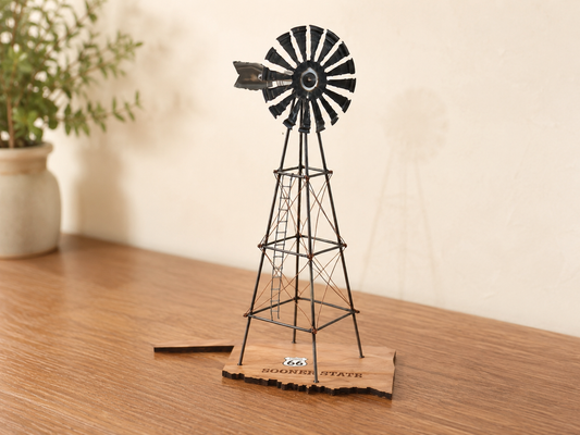 Route 66 Tabletop Oklahoma Windmill