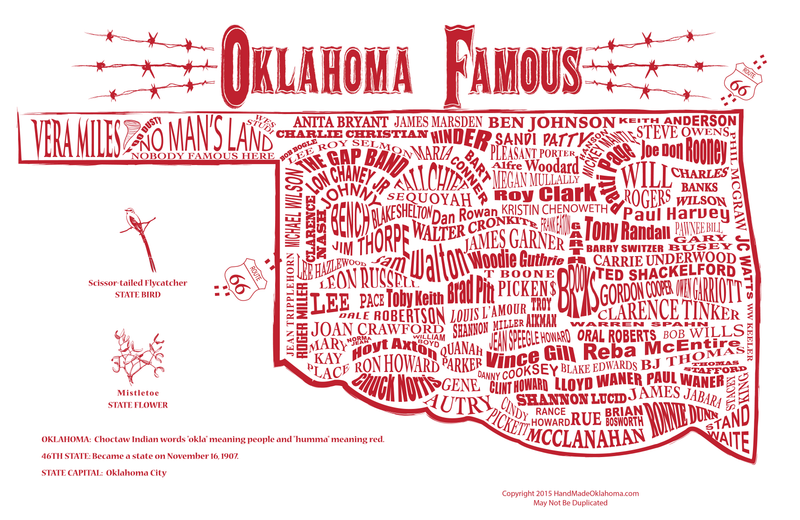 Oklahoma Famous Wall Art