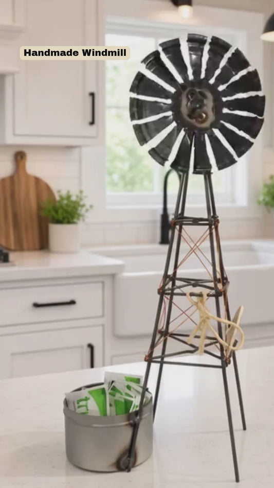 Windmill Sugar Packet Holder | Handmade Oklahoma