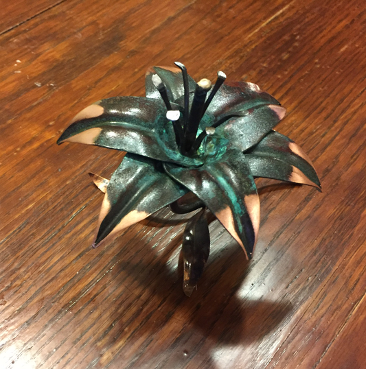 Little Lily - Copper Metal Art